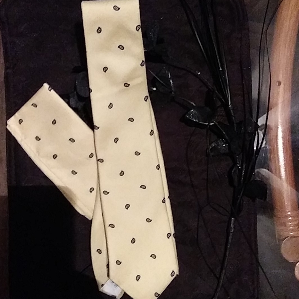 Mens Tie & Handkerchief